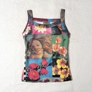 Work Blue Label rare art graphic tank